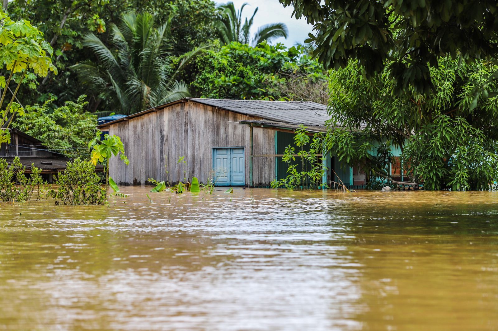17, 69 metros: nível do rio Acre baixou um centímetro nas últimas três horas, informa Defesa Civil